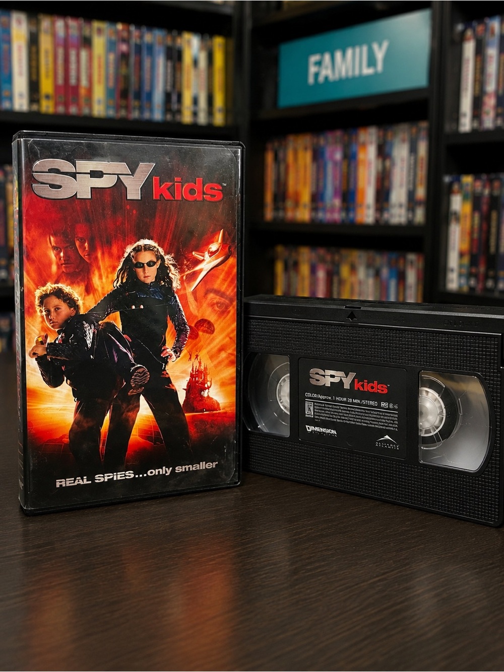 Spy Kids VHS Movie Family Adventure Action Tested Working